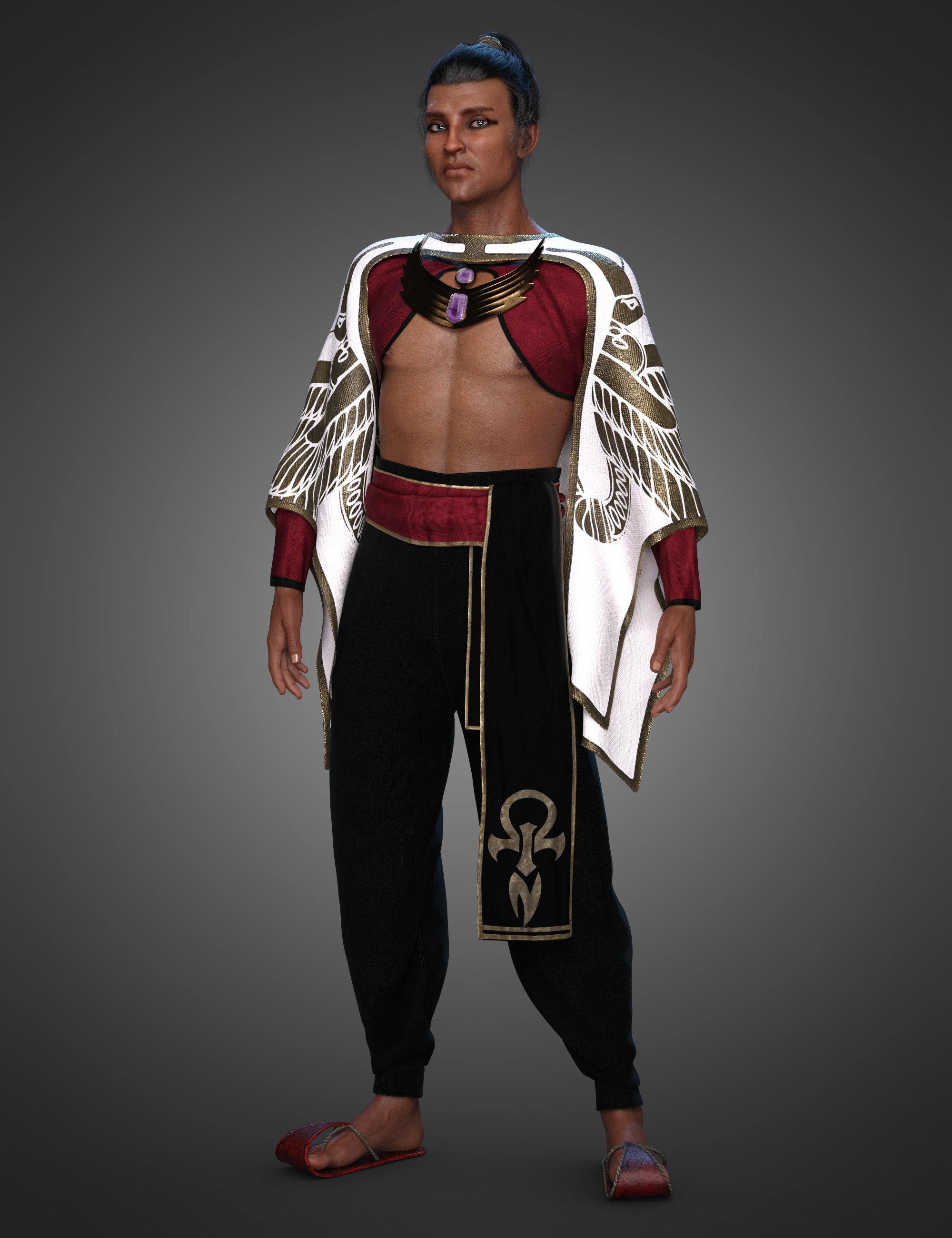 dForce Curse of Kings Outfit for Genesis 8 Males by: Barbara BrundonMoonscape GraphicsUmblefuglySade, 3D Models by Daz 3D