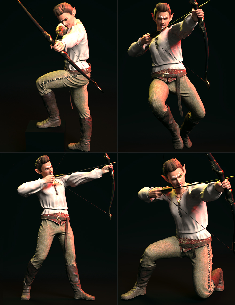 Unbroken Aim Archer Poses for Genesis 8 Unbroken Aim Archer Poses for Genesis 8 by: 3D Sugar, 3D Models by Daz 3D