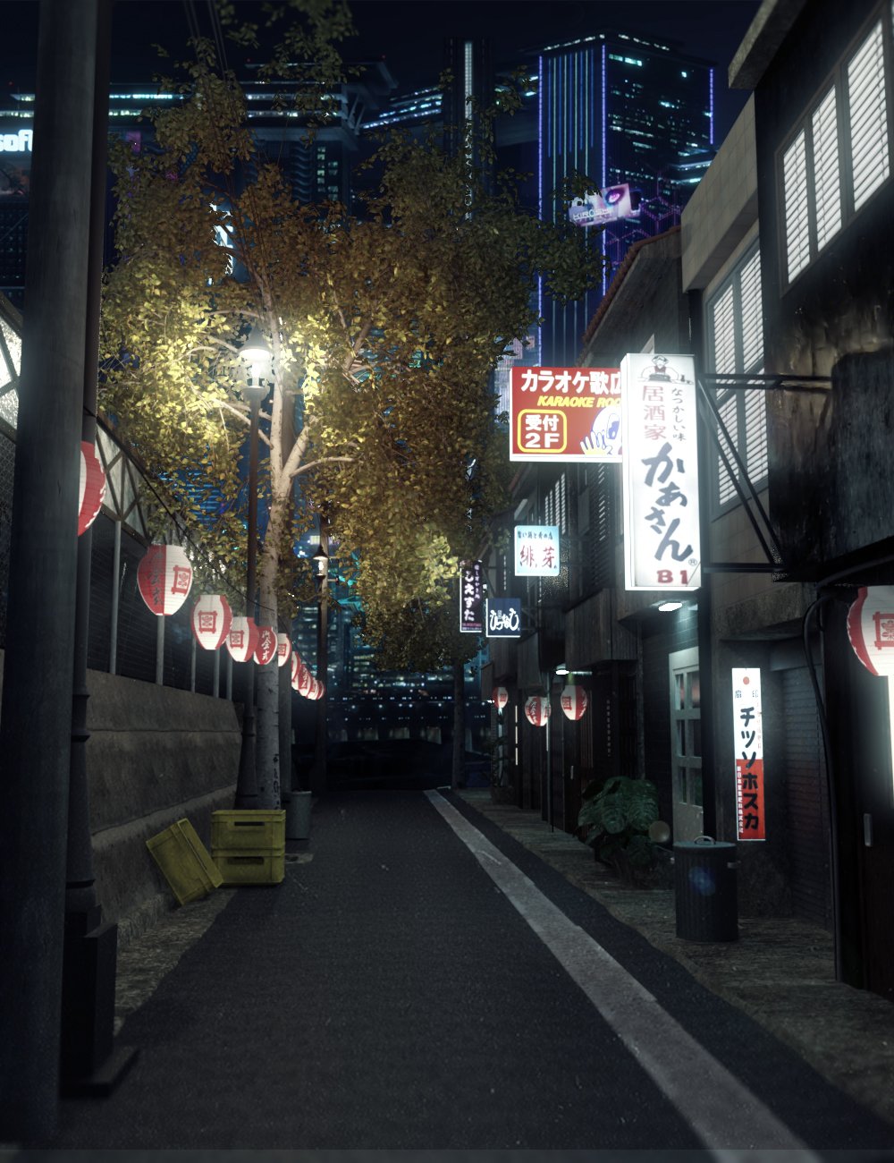 Night In Tokyo by: PerspectX, 3D Models by Daz 3D