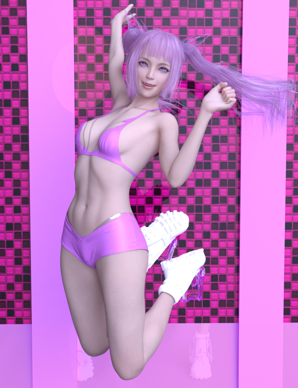 Anime Poses For Genesis 8 Female by: Ensary, 3D Models by Daz 3D