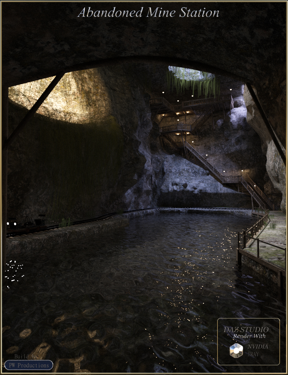 PW Abandoned Mine Station by: PW Productions, 3D Models by Daz 3D