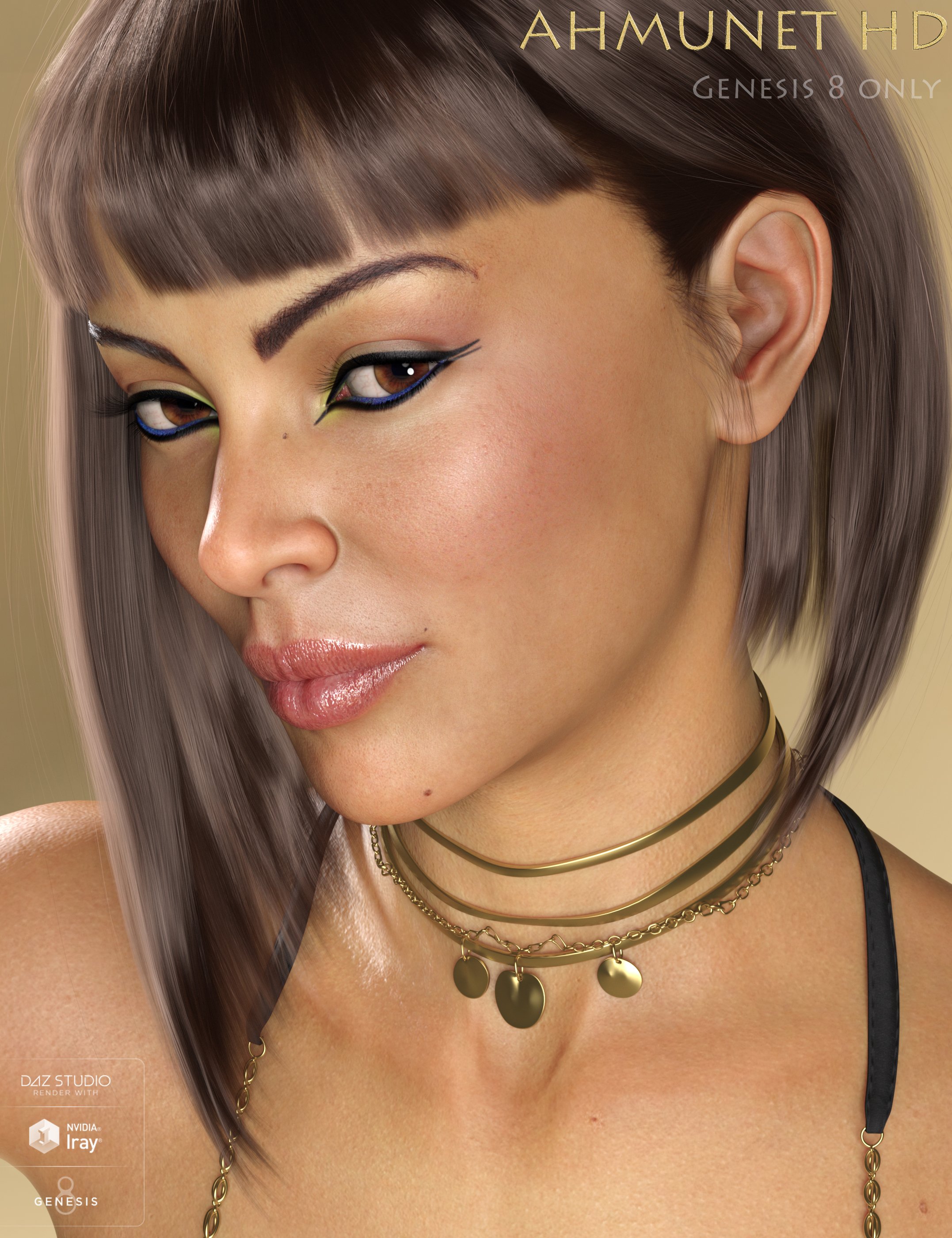 Ahmunet for Genesis 8 Female by: EmrysMorris, 3D Models by Daz 3D