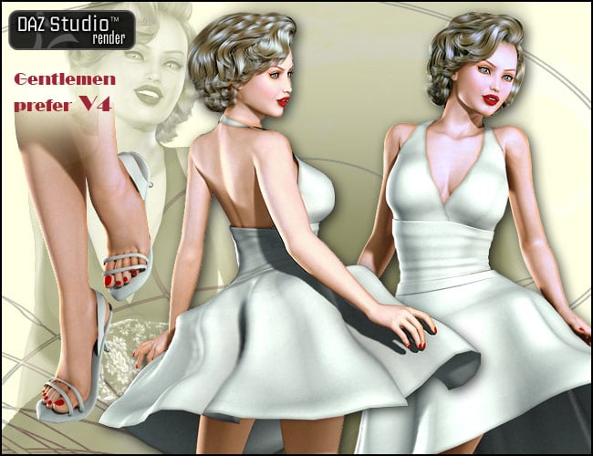 Gentlemen Prefer V4 Gentlemen Prefer V4 by: Rosetta, 3D Models by Daz 3D