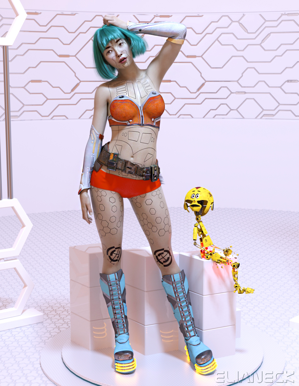 Tuti for Genesis 8 Female by: Elianeck, 3D Models by Daz 3D