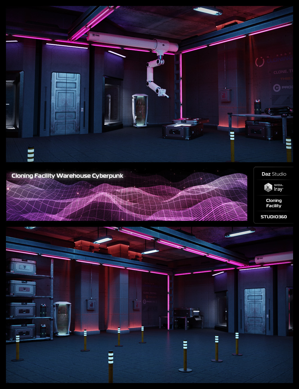 Cloning Facility by: Studio360, 3D Models by Daz 3D