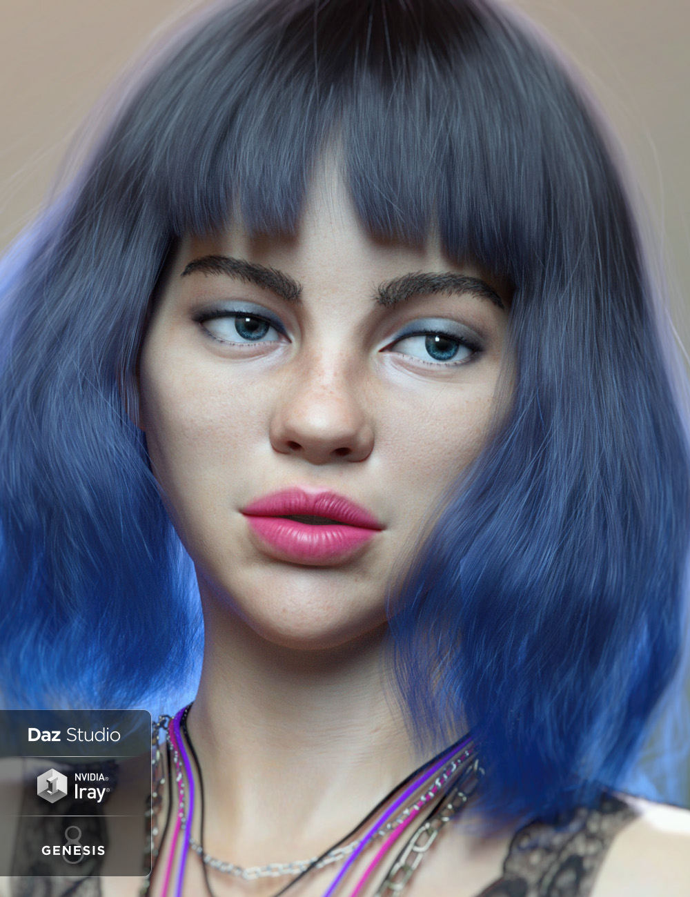 Cyra For Genesis 8 Female by: Spows, 3D Models by Daz 3D