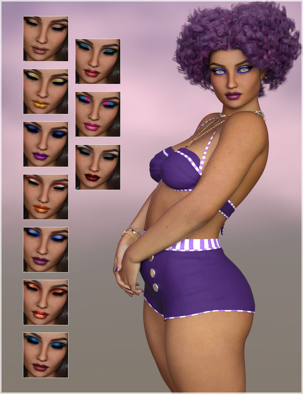 Jendayi For Genesis 8 Female and Twosret 8 Jendayi For Genesis 8 Female and Twosret 8 by: Belladzines, 3D Models by Daz 3D