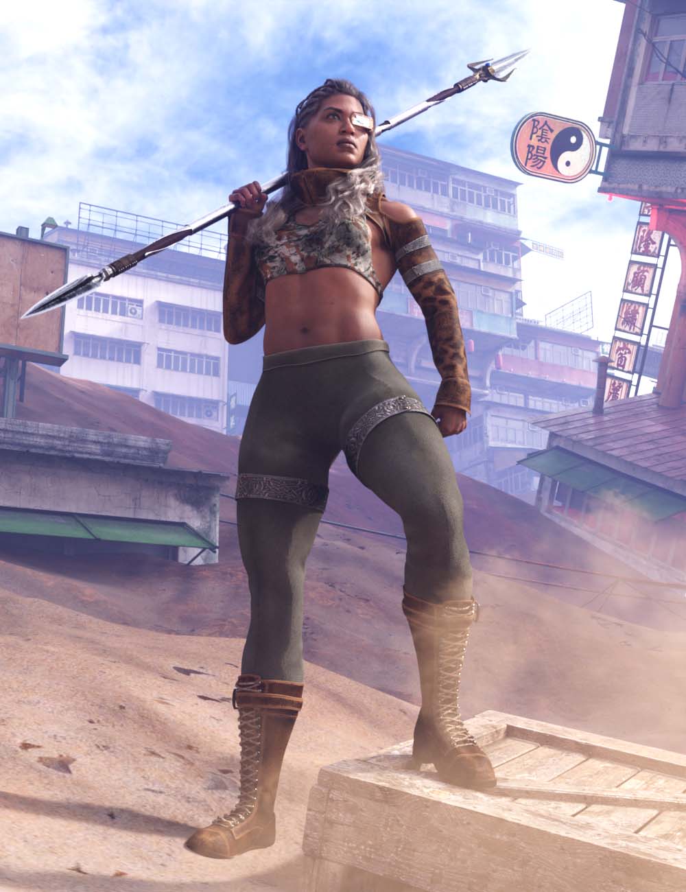 Zero38 Outfit for Genesis 8 Females by: Barbara BrundonShox-Design, 3D Models by Daz 3D