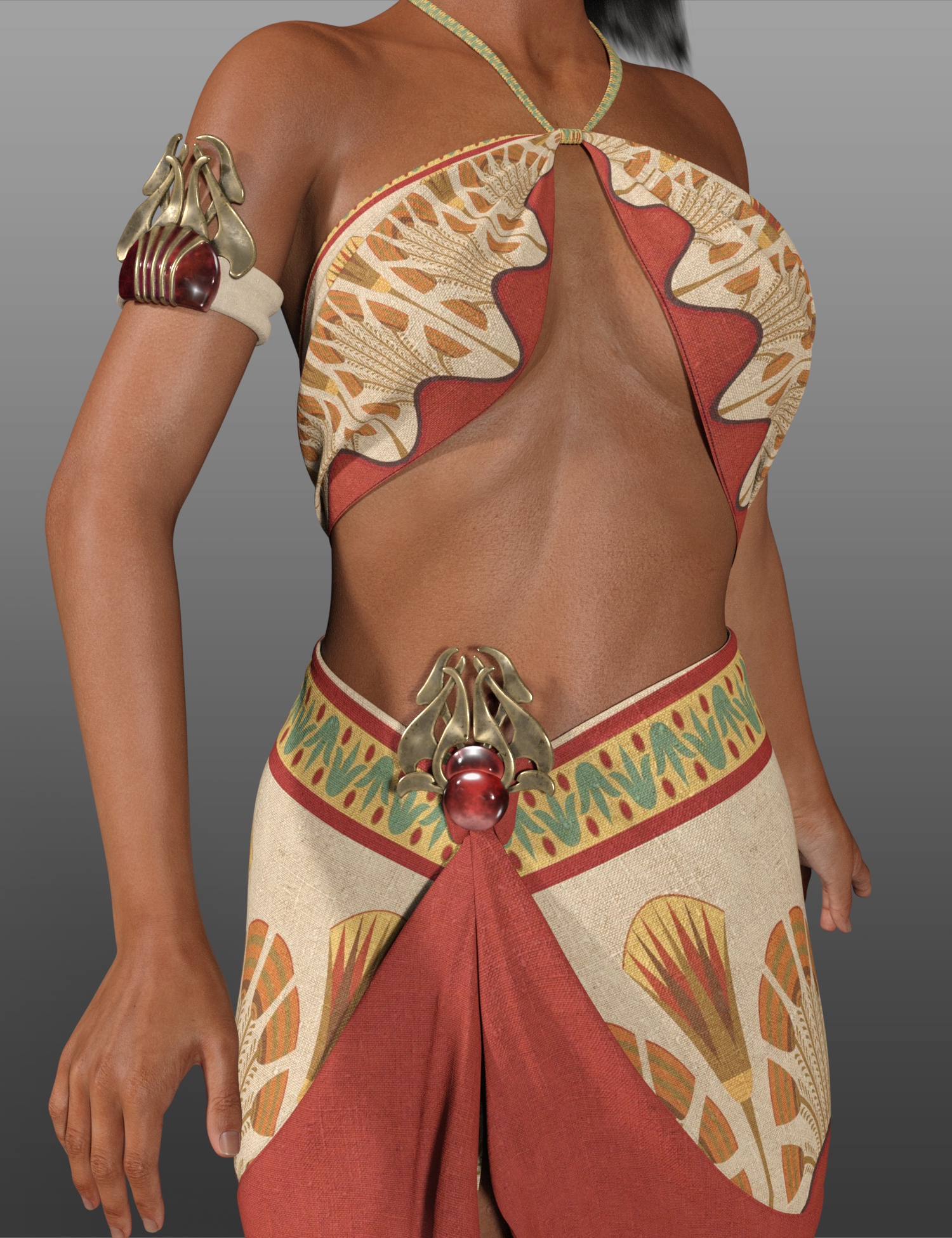 dForce Blue Nile Outfit Textures dForce Blue Nile Outfit Textures by: 3D-GHDesignSade, 3D Models by Daz 3D