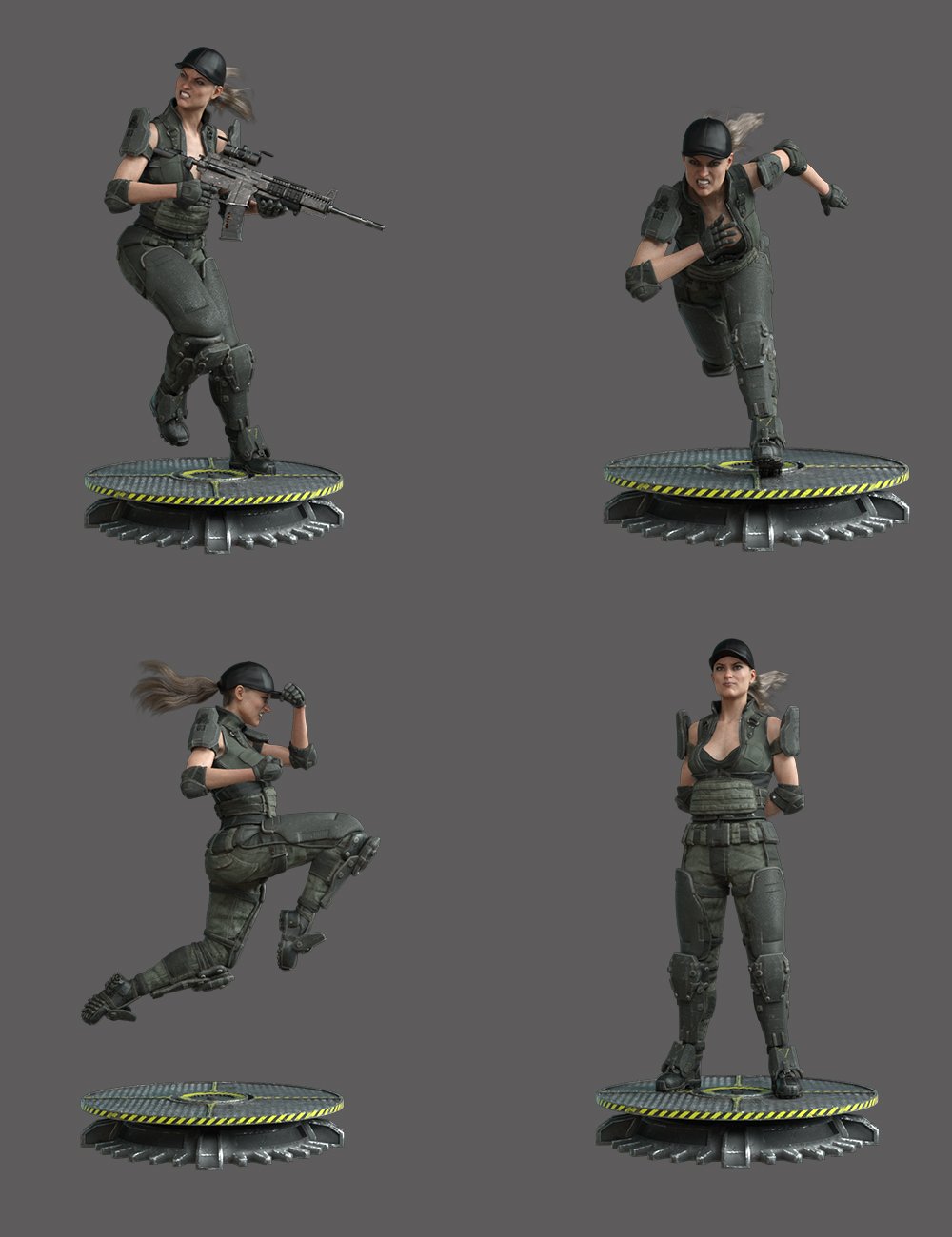 Mercenary Poses For Genesis 8 Female Mercenary Poses For Genesis 8 Female by: Ensary, 3D Models by Daz 3D