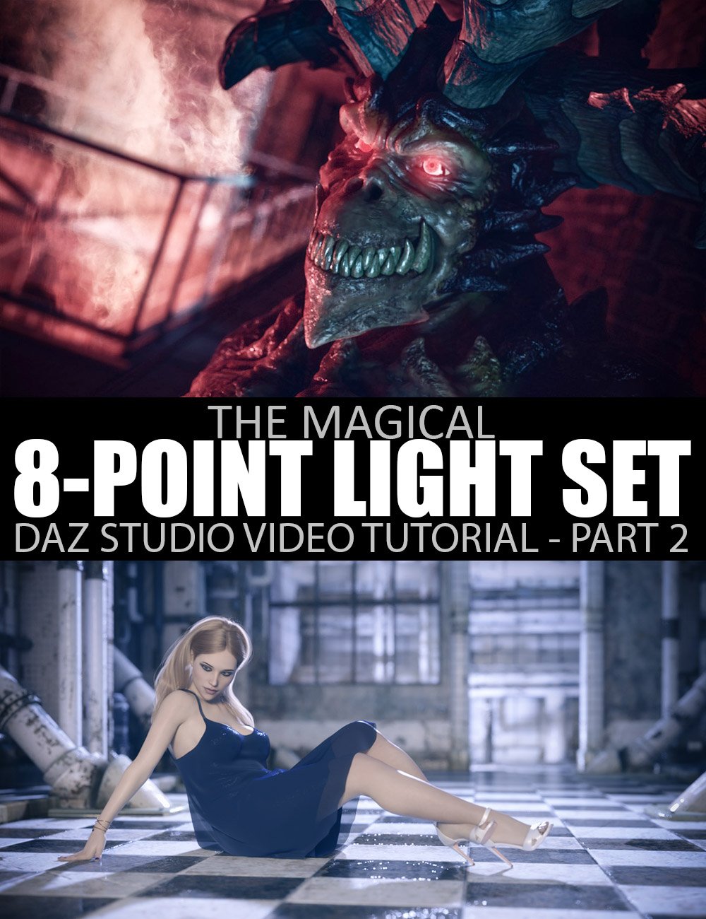 The Magical 8-Point Light Set - Part 2 - DAZ Studio Tutorial by: Dreamlight, 3D Models by Daz 3D