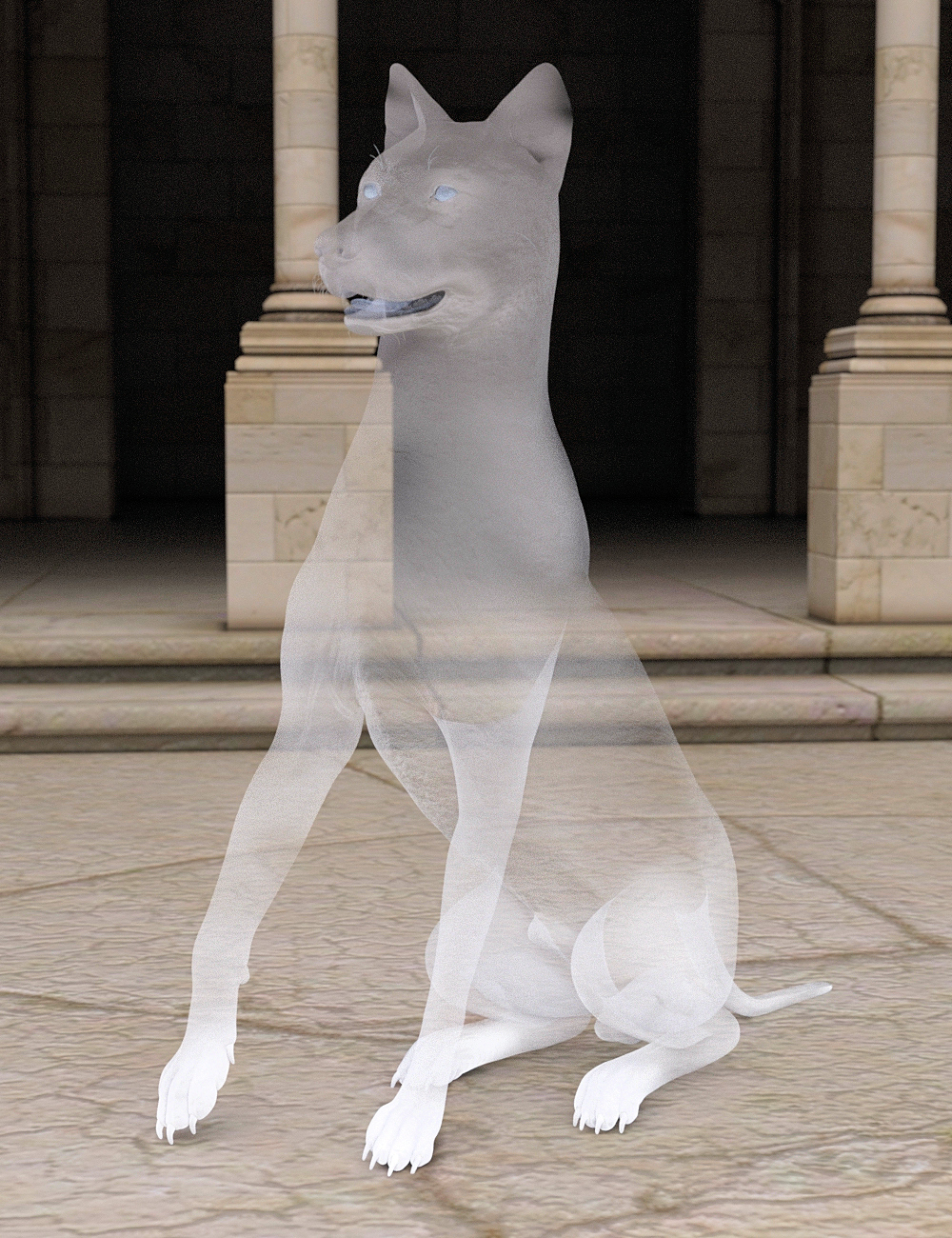 Elemental Companions for Dog 8 by: Khory, 3D Models by Daz 3D