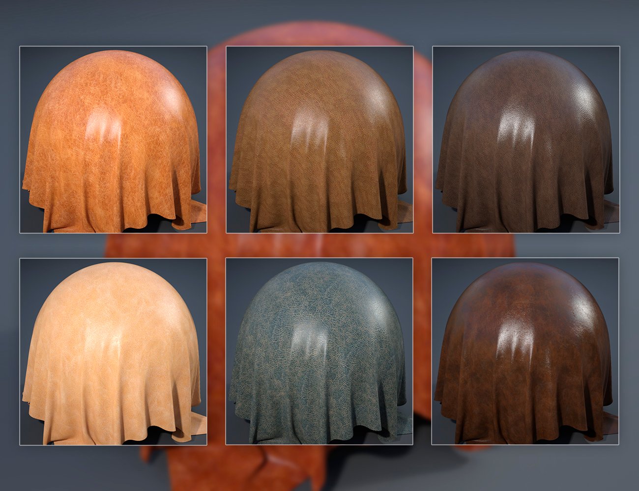 Leather Collection: Distressed Leather Collection: Distressed by: Dimidrol, 3D Models by Daz 3D
