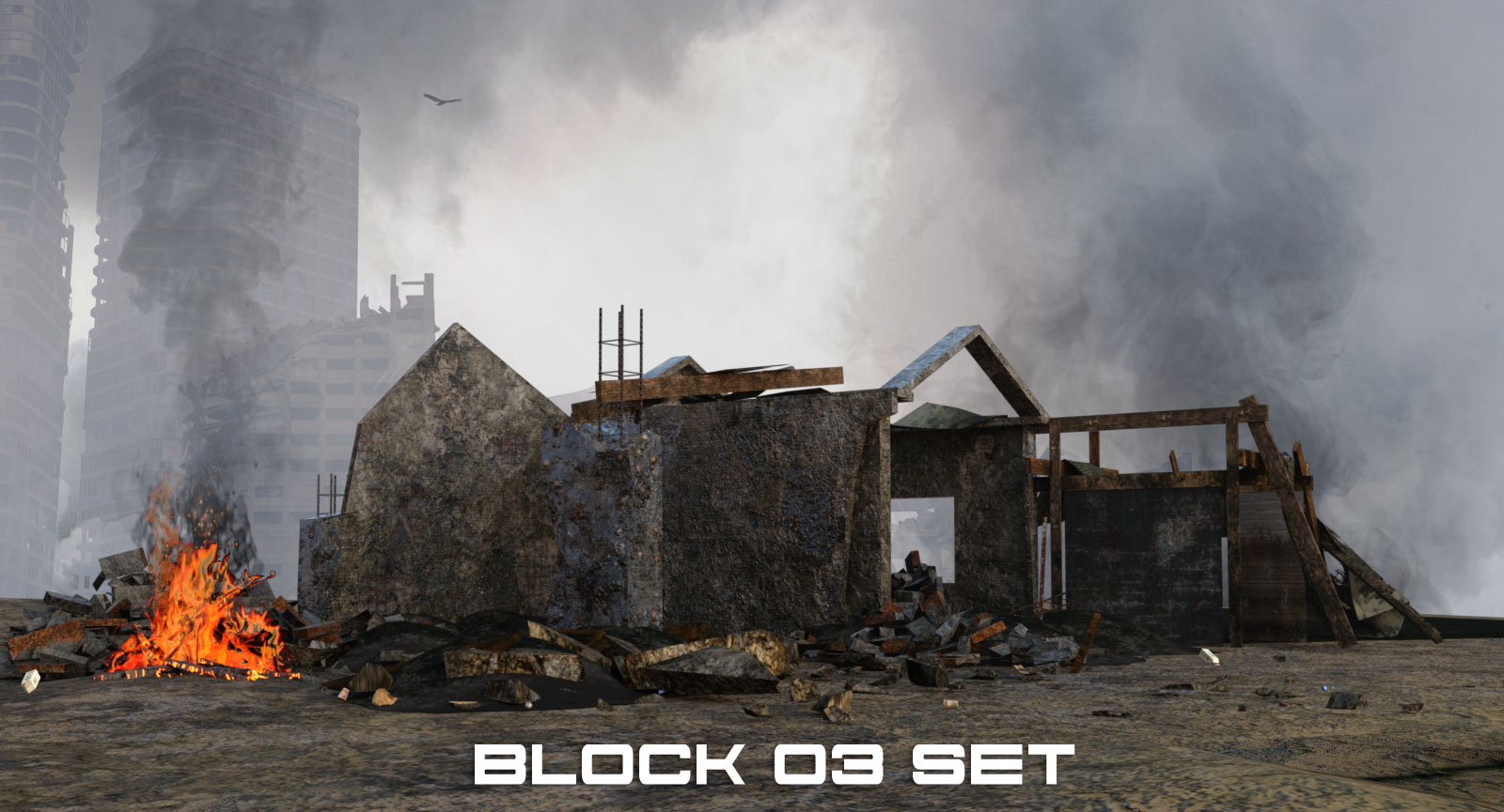 Post Apocalyptic Zone Post Apocalyptic Zone by: Ansiko, 3D Models by Daz 3D