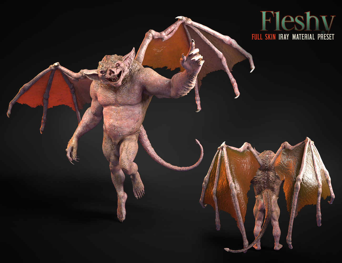 Gargoyle's Alternate Skins by: EsidFenixPhoenix, 3D Models by Daz 3D