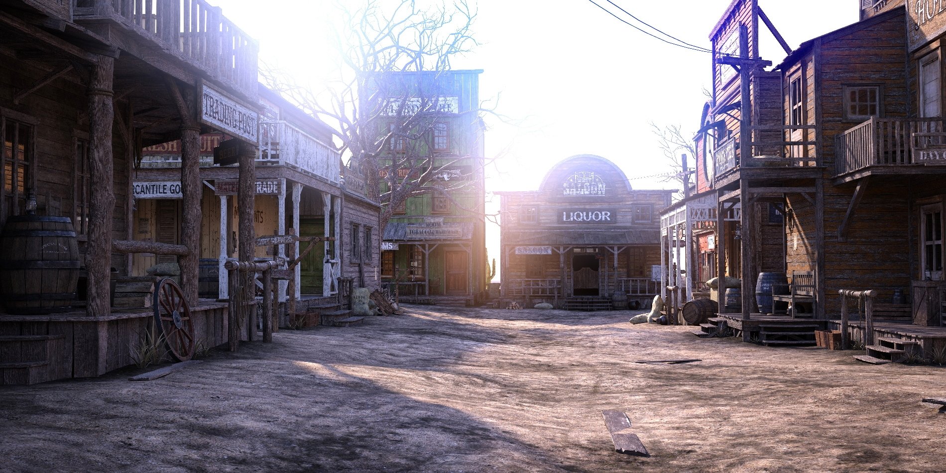 Wild West Town | Daz 3D