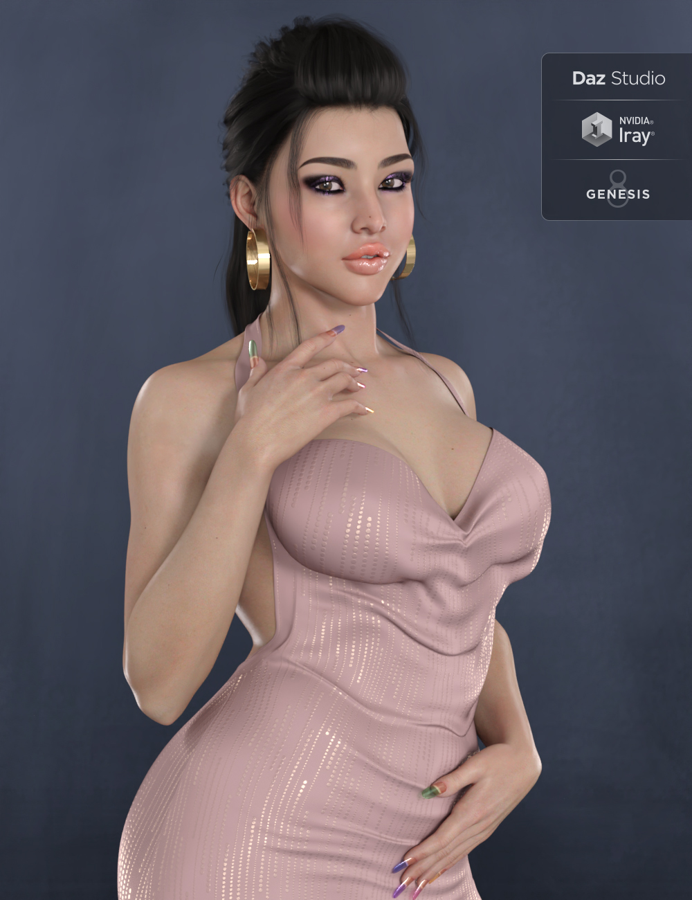DT- Kirana for Genesis 8 Female by: Digital Touch, 3D Models by Daz 3D