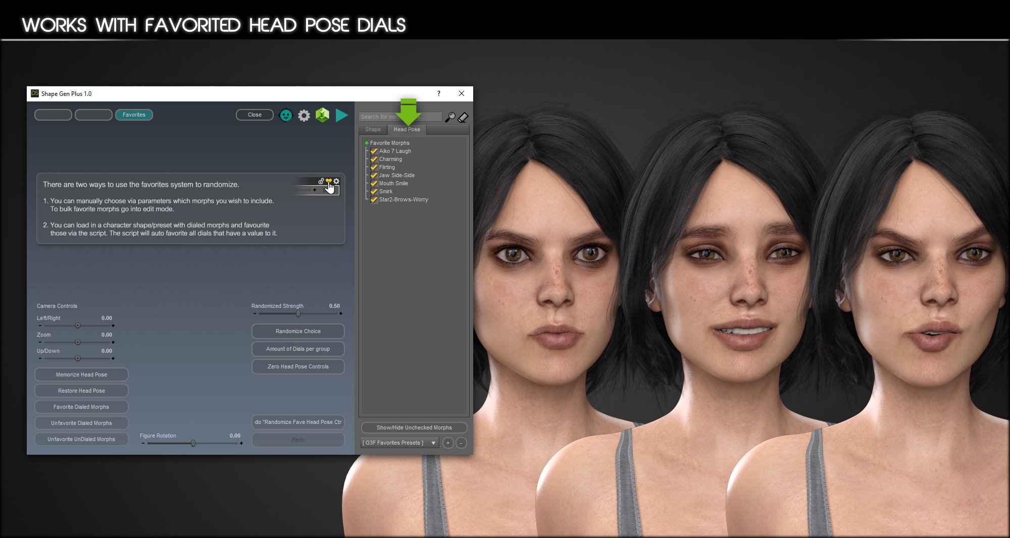 Shape Gen Plus for Genesis 3 and 8 Shape Gen Plus for Genesis 3 and 8 by: Zev0bitwelder, 3D Models by Daz 3D