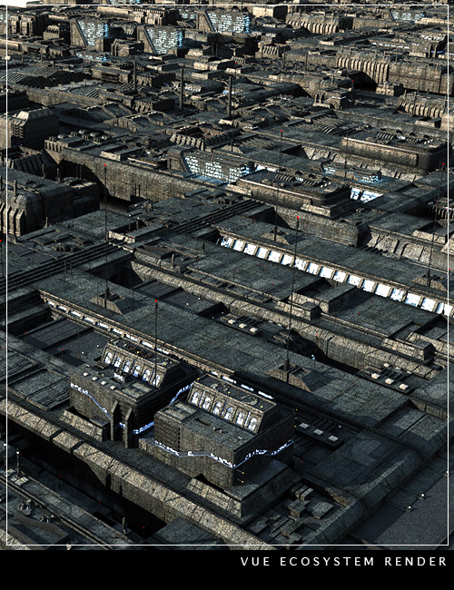 Greeble City Blocks by: Stonemason, 3D Models by Daz 3D