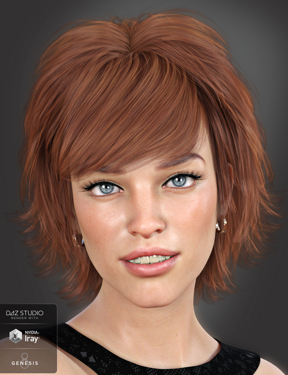 Lissa Hair for Genesis 8 Females by: SWAM, 3D Models by Daz 3D