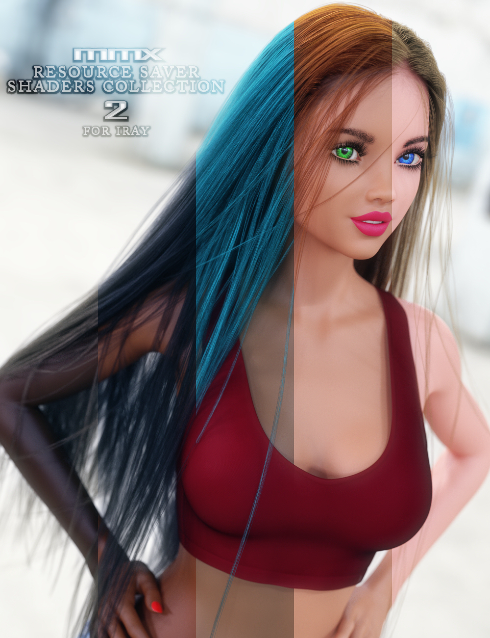 MMX Resource Saver Shaders Collection 2 for Iray by: Mattymanx, 3D Models by Daz 3D