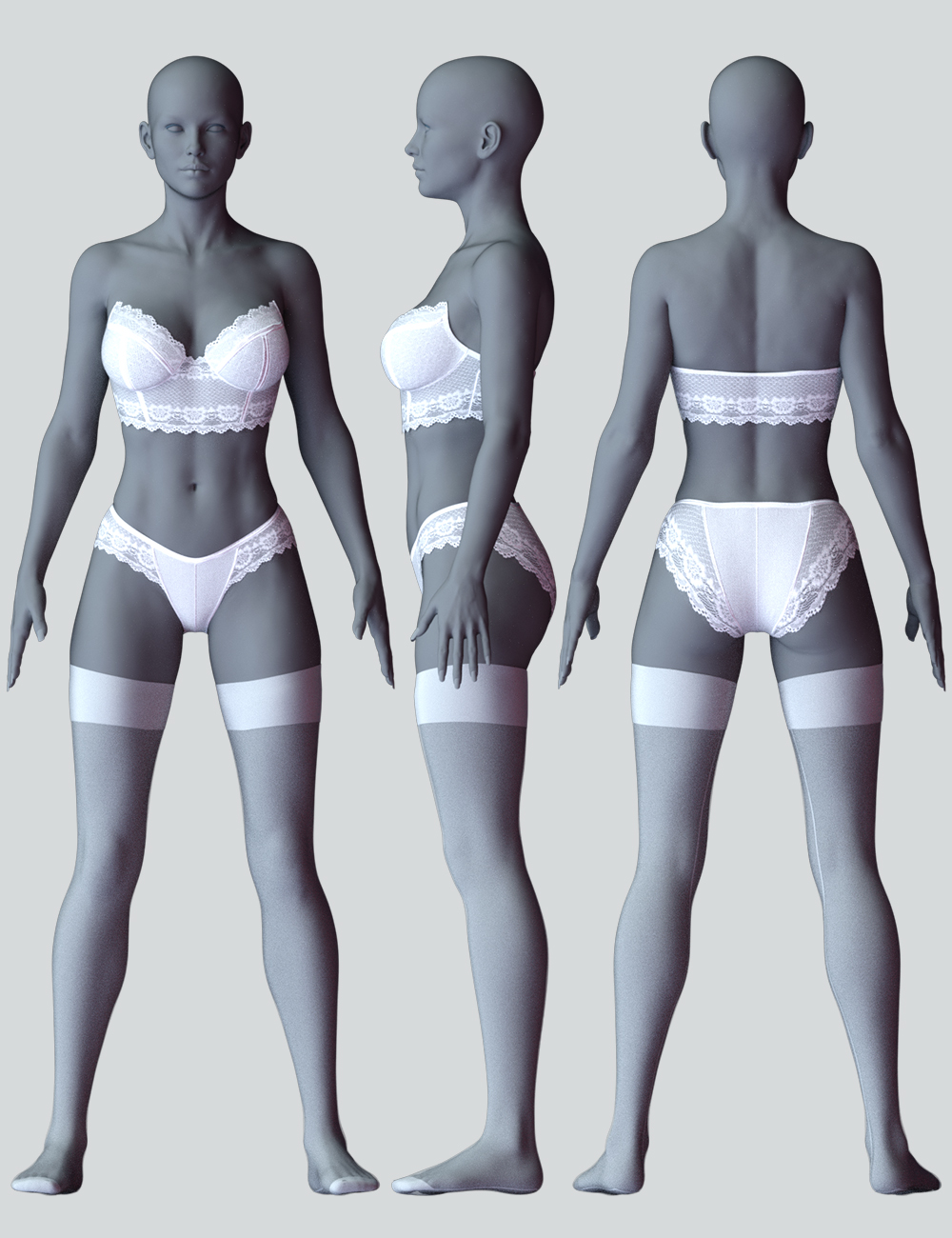 X-Fashion Sexy Sweet Lingerie for Genesis 8 Females by: xtrart-3d, 3D Models by Daz 3D