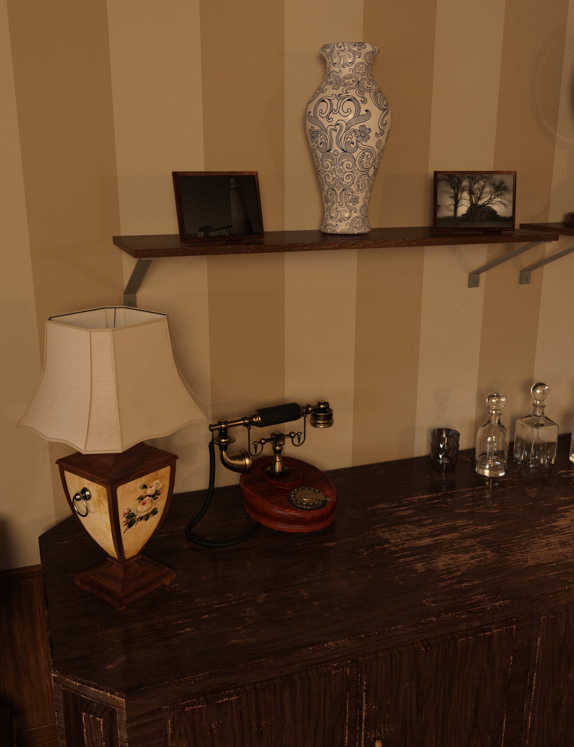 Mysterious Office by: AlexSchmidt3D, 3D Models by Daz 3D