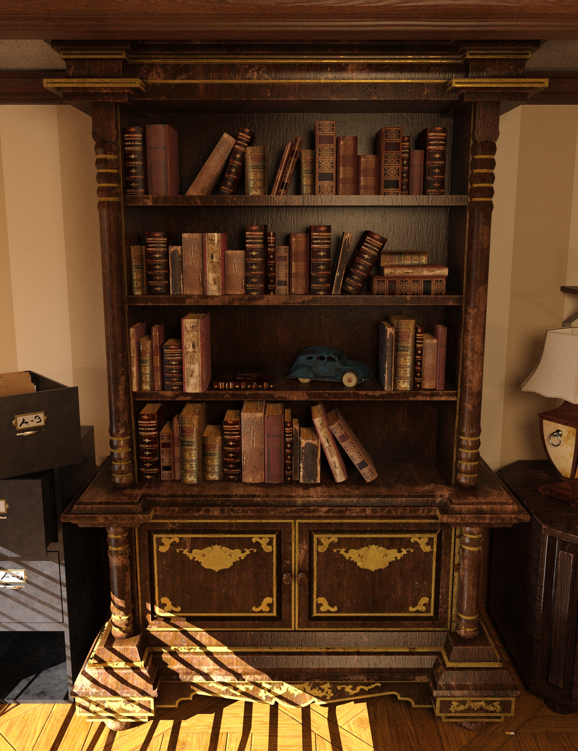 Mysterious Office by: AlexSchmidt3D, 3D Models by Daz 3D