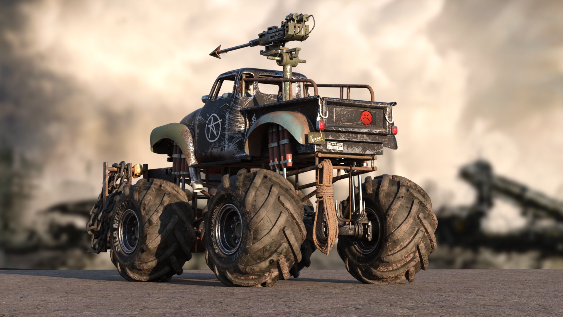 Gila Destructive Truck | Daz 3D