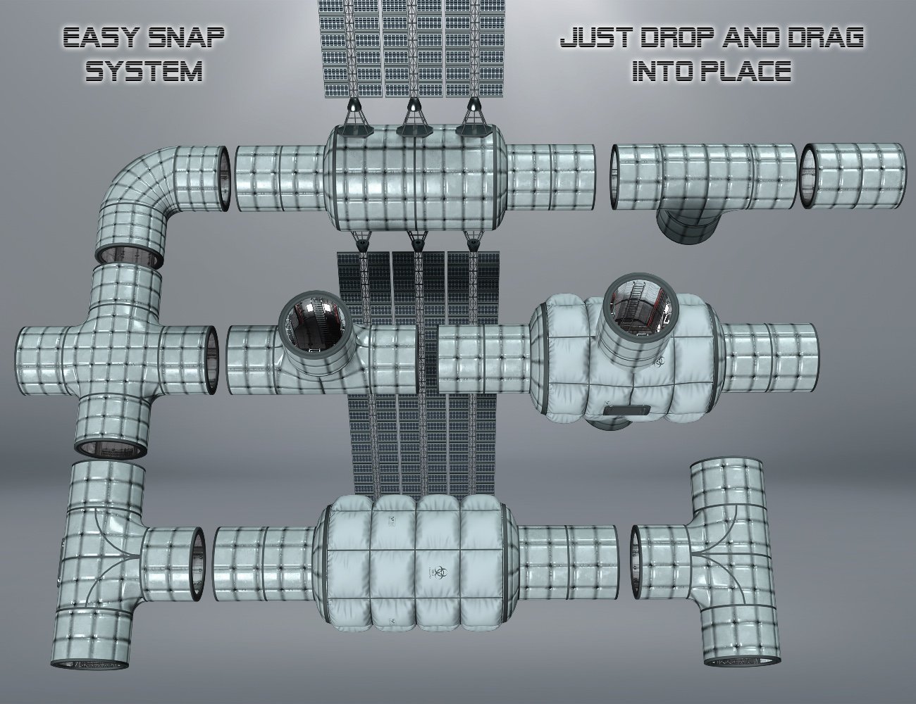 Easy Snap Space Habitat Easy Snap Space Habitat by: midnight_stories, 3D Models by Daz 3D