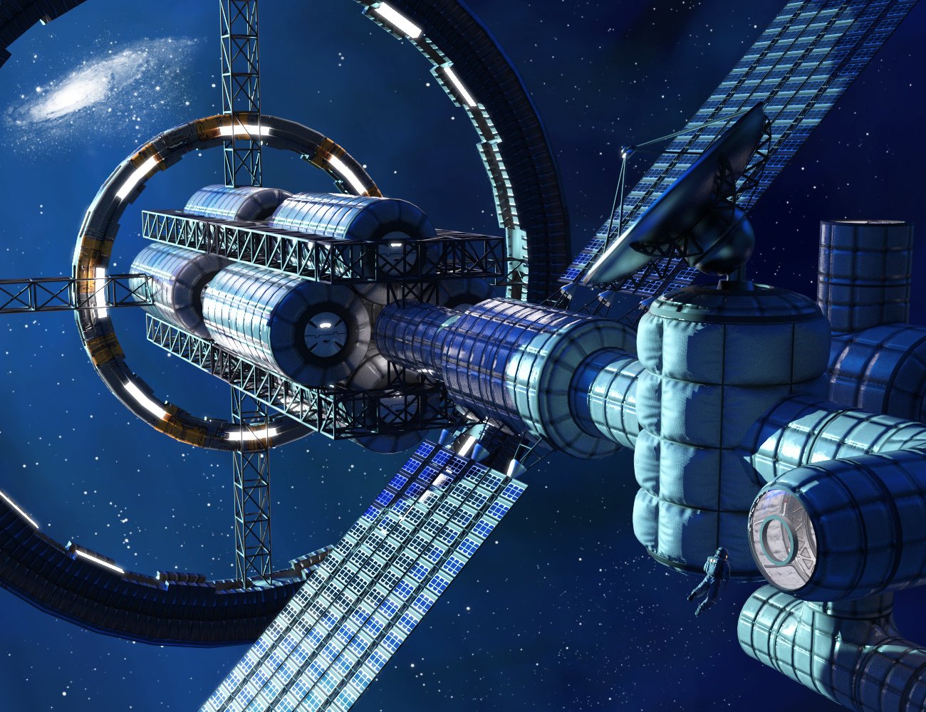 Easy Snap Space Habitat by: midnight_stories, 3D Models by Daz 3D