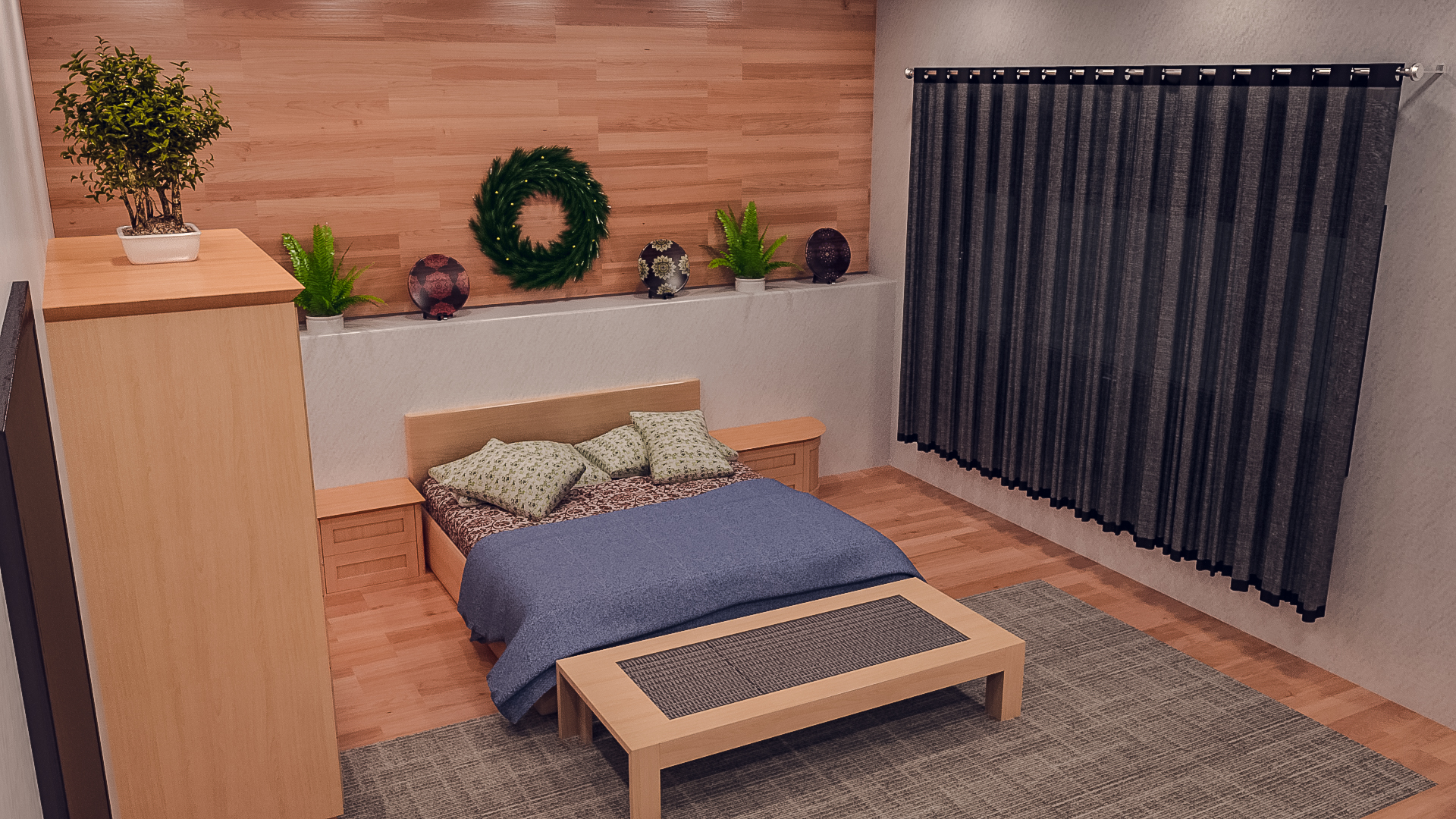 Spring Bedroom by: Tesla3dCorp, 3D Models by Daz 3D