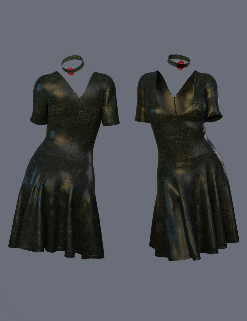 dForce Ayden Dress for Genesis 8 Females by: Nelmi, 3D Models by Daz 3D