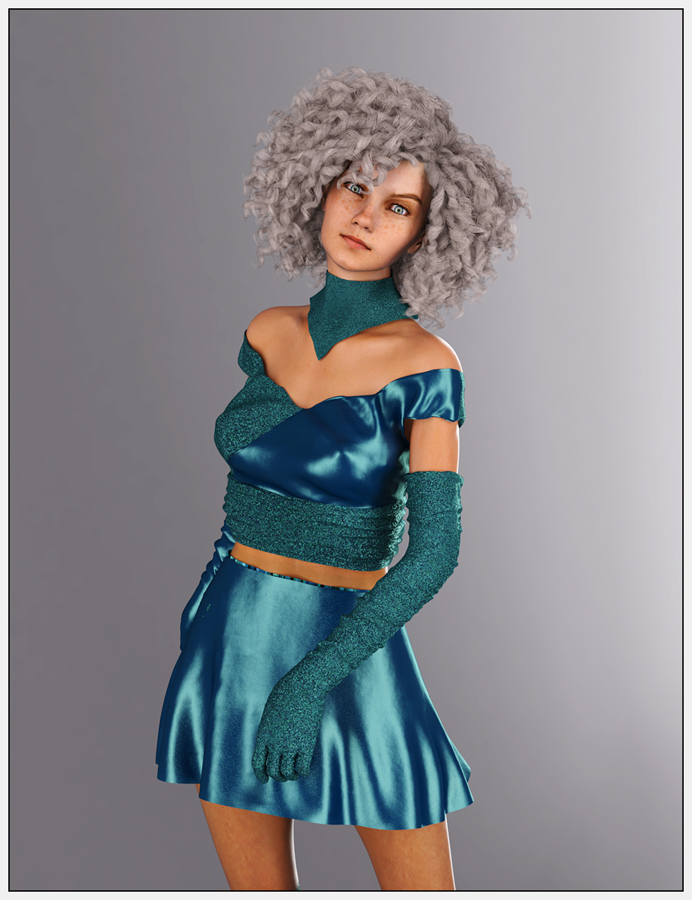 Texture Add-on for dForce Chic Party Fashion Outfit by: Nathy DesignSade, 3D Models by Daz 3D