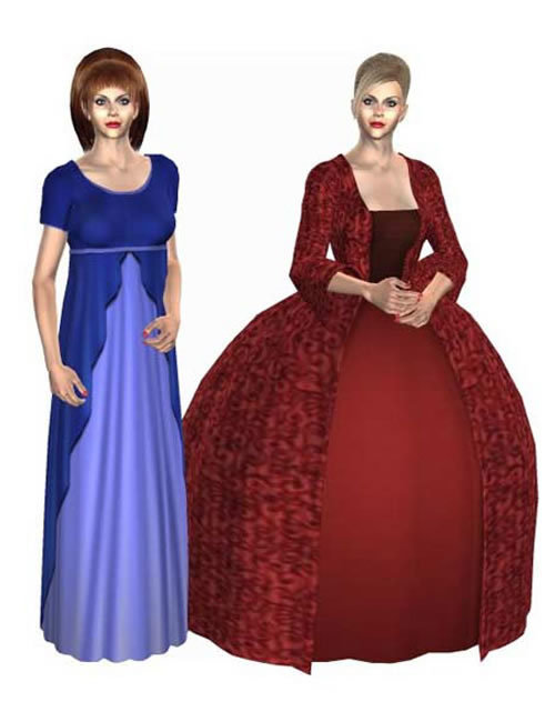 Victoria's Historic Gowns by: , 3D Models by Daz 3D