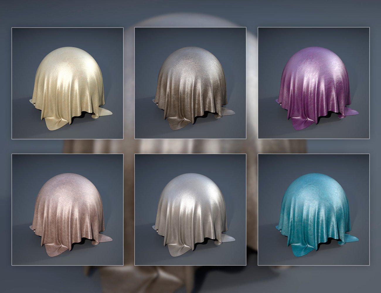 Leather Collection: Metallic Leather Collection: Metallic by: Dimidrol, 3D Models by Daz 3D