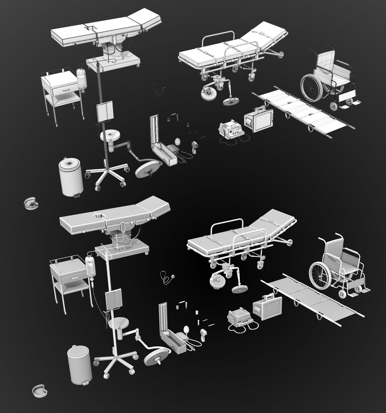 FG Medical Props by: Fugazi1968Ironman, 3D Models by Daz 3D