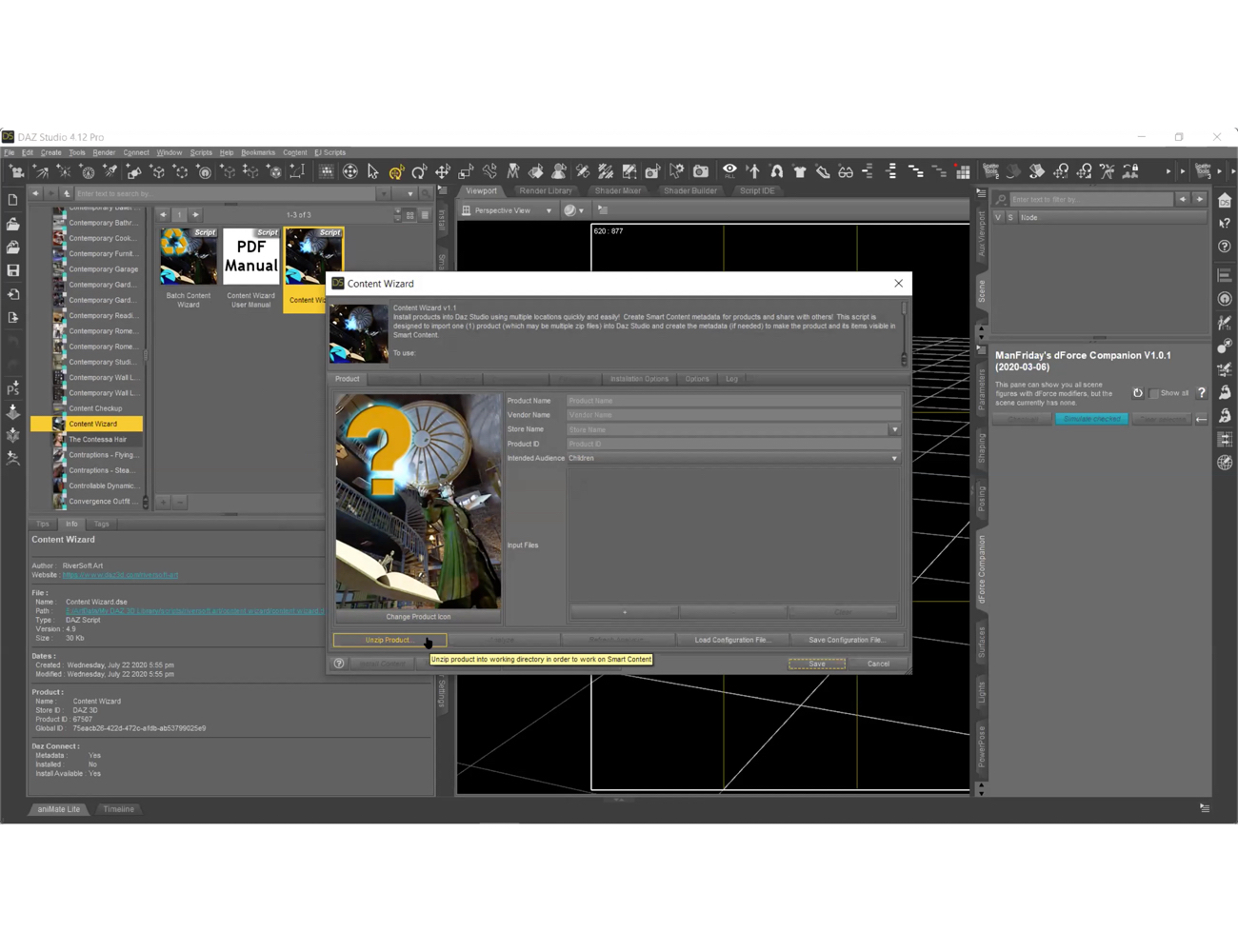 MATRIX : Tutorials on Managing DAZ Studio Content by: Digital Art Live, 3D Models by Daz 3D