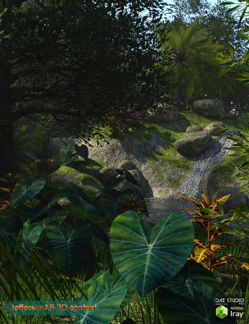 Tropical Place by: JeffersonAF, 3D Models by Daz 3D