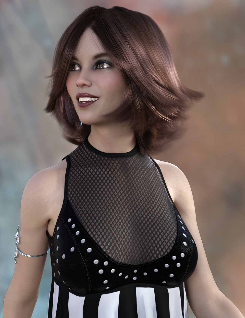 Olivia Hair for Genesis 8 Females by: DerelictMonsterPropschick, 3D Models by Daz 3D
