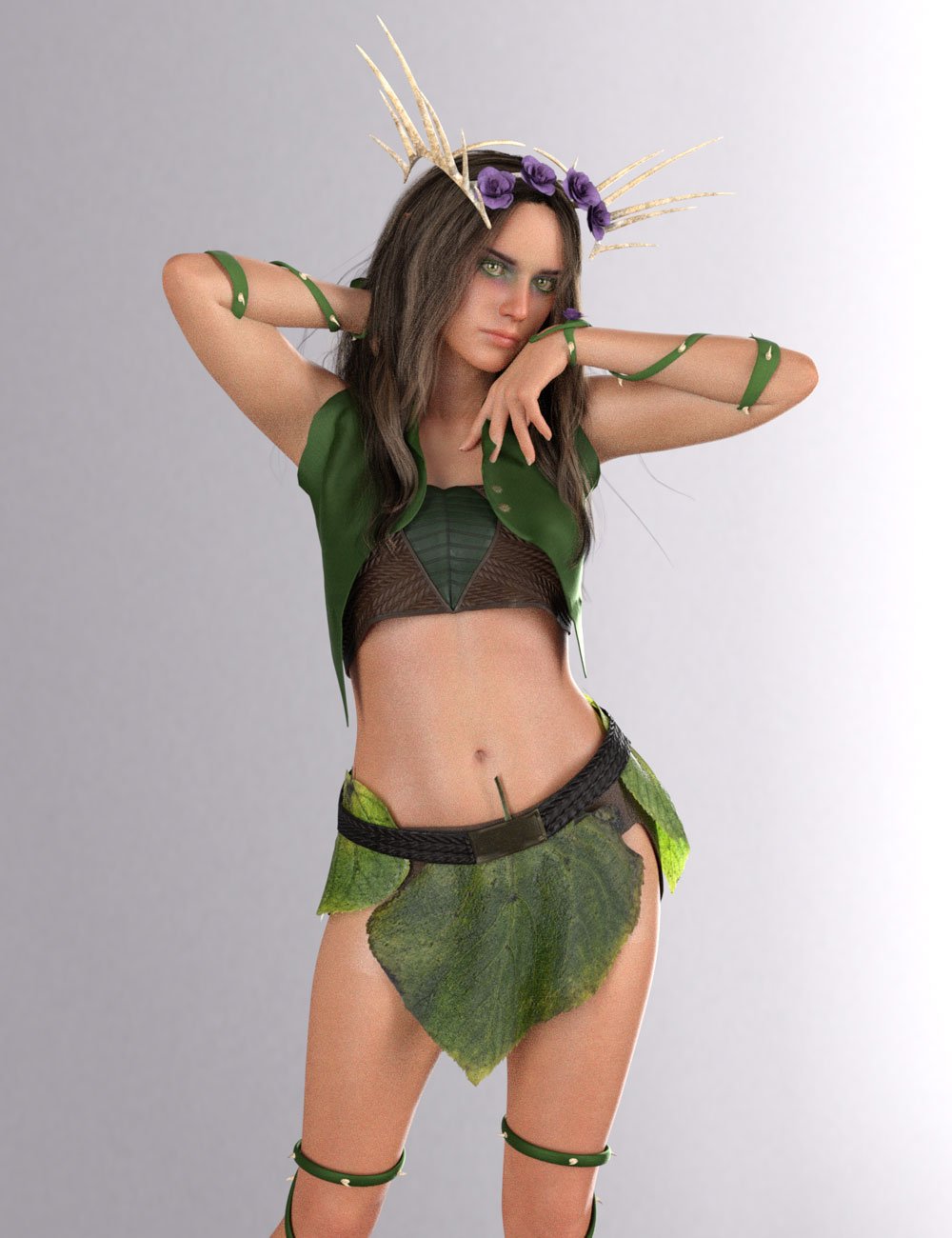 dForce Thorn Dryad Outfit for Genesis 8 Females dForce Thorn Dryad Outfit for Genesis 8 Females by: Moonscape GraphicsSadeLyrra Madril, 3D Models by Daz 3D