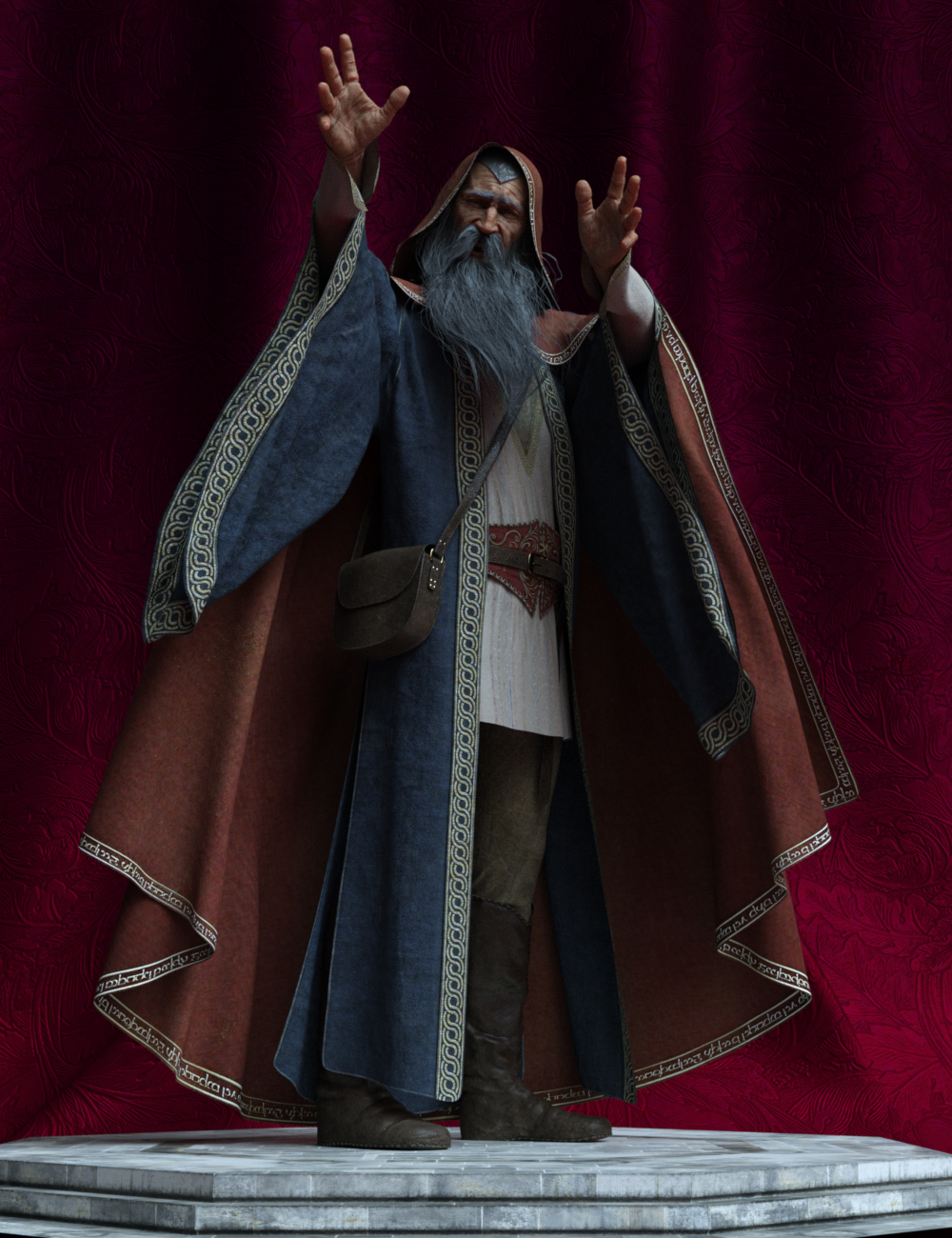 Wizard Poses for Genesis 8 Male by: Ensary, 3D Models by Daz 3D