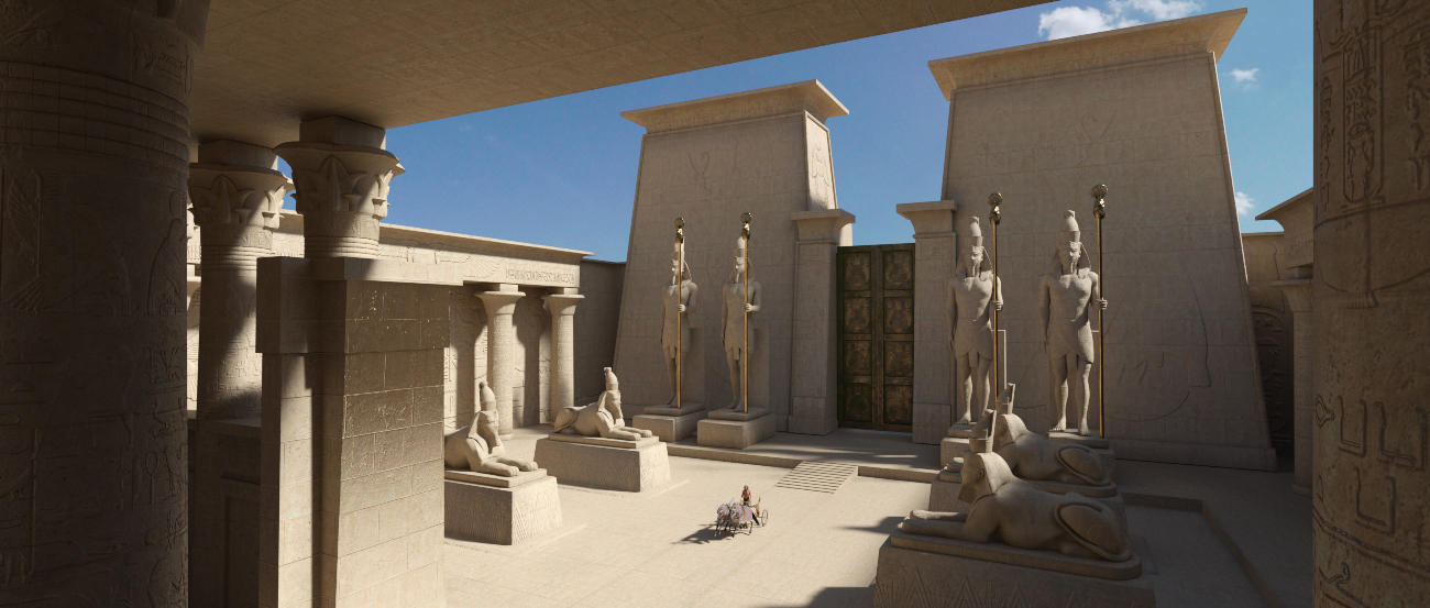 Deepsea Egyptian Ancient Temple Deepsea Egyptian Ancient Temple by: Deepsea, 3D Models by Daz 3D