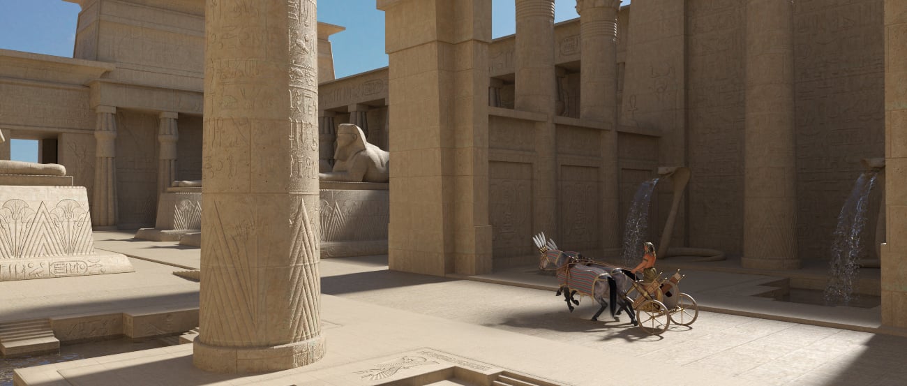 Deepsea Egyptian Ancient Temple Deepsea Egyptian Ancient Temple by: Deepsea, 3D Models by Daz 3D