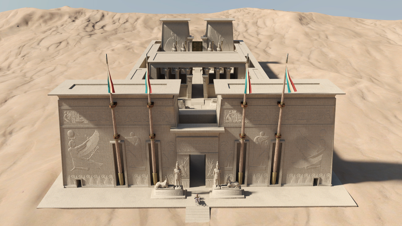 Deepsea Egyptian Ancient Temple by: Deepsea, 3D Models by Daz 3D