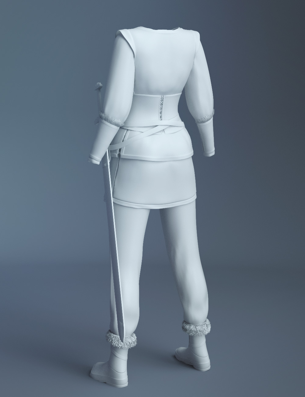 dForce Sigurd Outfit for Genesis 8 Females by: ArkiShox-Design, 3D Models by Daz 3D