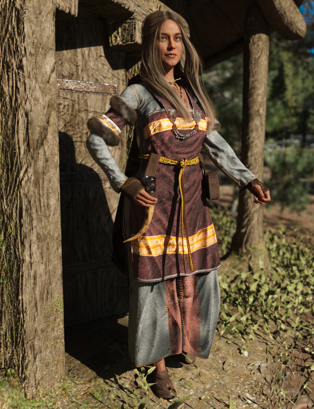 Viking Handmaiden for Genesis 8 Female with dForce Cloth and Fur Viking Handmaiden for Genesis 8 Female with dForce Cloth and Fur by: Sixus1 Media, 3D Models by Daz 3D