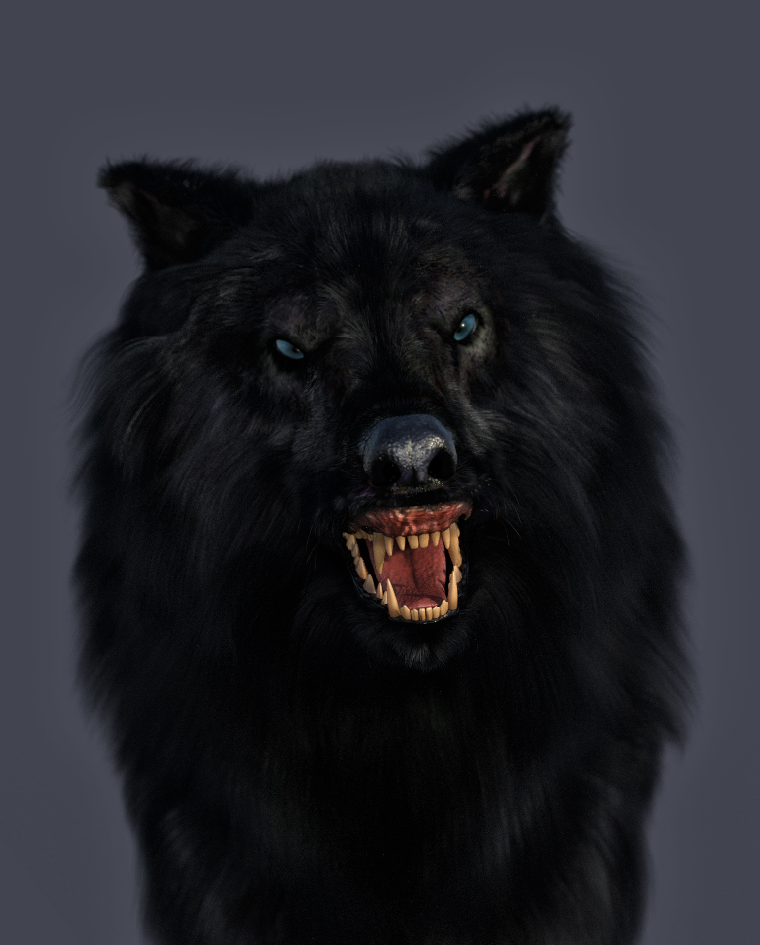 Dire Wolf for Daz Dog 8 by: Alessandro_AM, 3D Models by Daz 3D