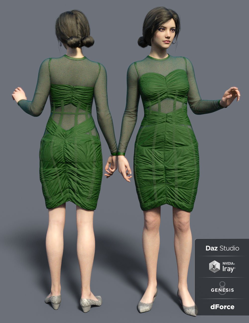 dForce NM Outfit for Genesis 8 Females by: chungdan, 3D Models by Daz 3D