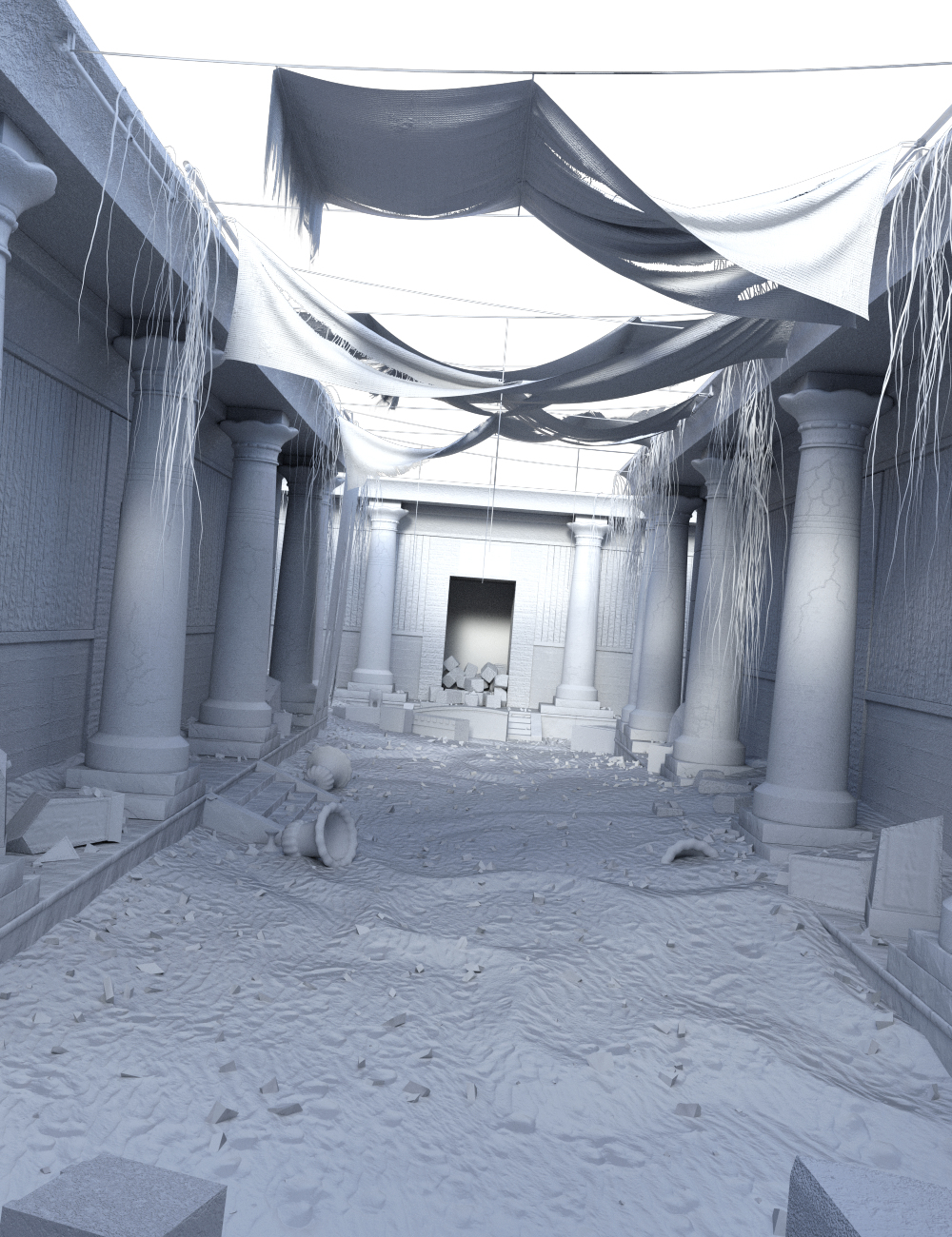 Pharaoh's Ruin Pharaoh's Ruin by: Merlin Studios, 3D Models by Daz 3D
